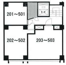 第一豊南ビル403 間取り図