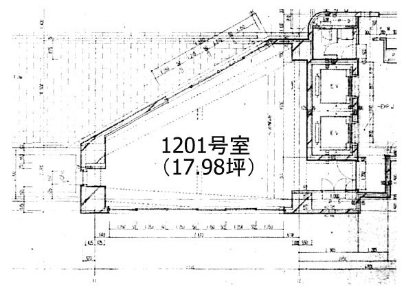 新宿ラムダックスビル1201 間取り図