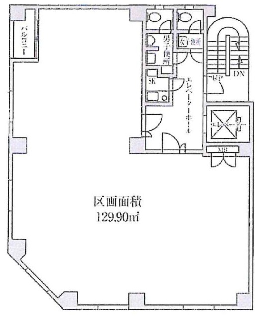 キット関内ビル6F 間取り図