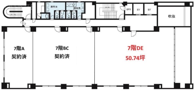 Fabulous MATSUDOビルDE 間取り図