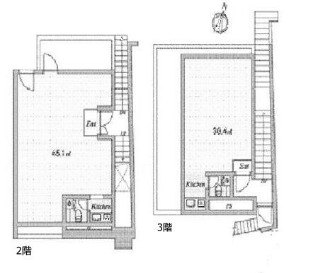 ニュークラシックスビル2F 間取り図