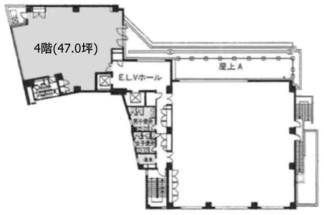 ホウエイビル4F 間取り図