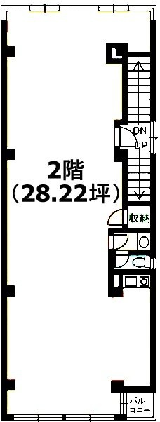 大角ビル2F 間取り図