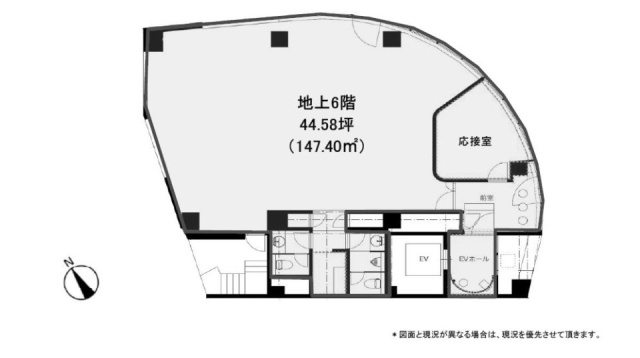 いちご西五反田ビル6F 間取り図