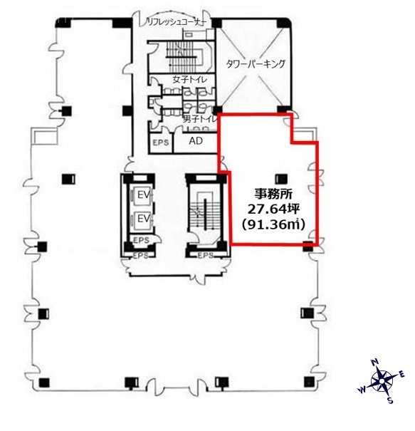 いちご船橋ビル3F 間取り図