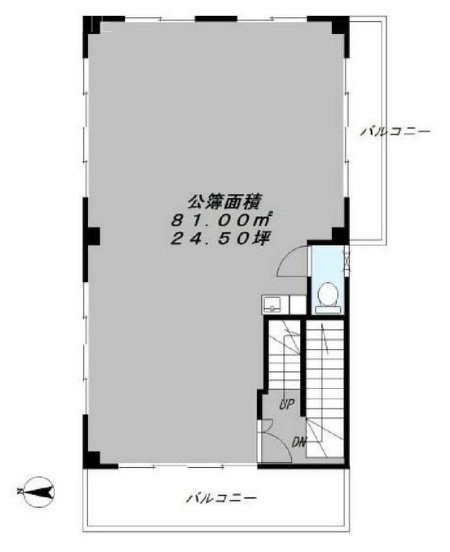福寿第2ビル3F 間取り図