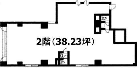 扶桑ハイツ早稲田2F 間取り図