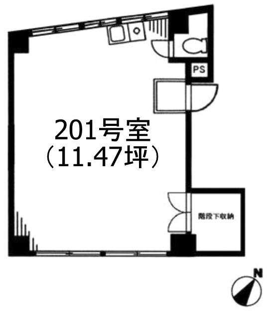 板橋駅前ビル201 間取り図