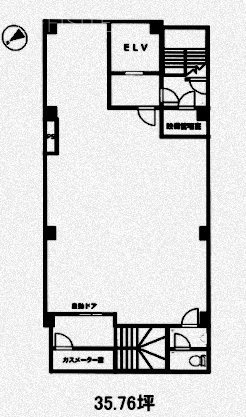 FP五反田ビルB1F 間取り図