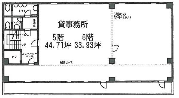 SEC日本橋ビル6F 間取り図
