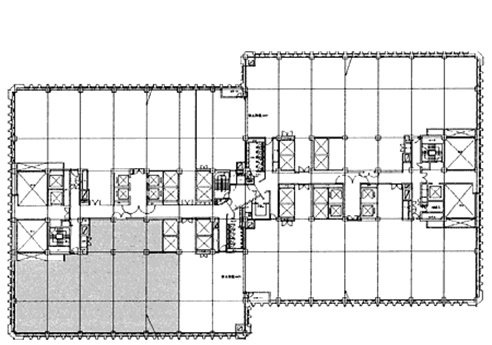 アーク森ビル17F 間取り図