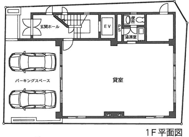 ヴェルディ赤坂1F 間取り図