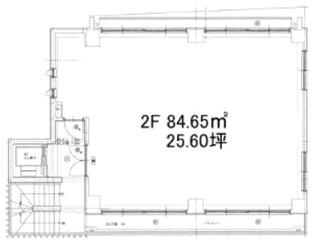 MARUWAビル2F 間取り図