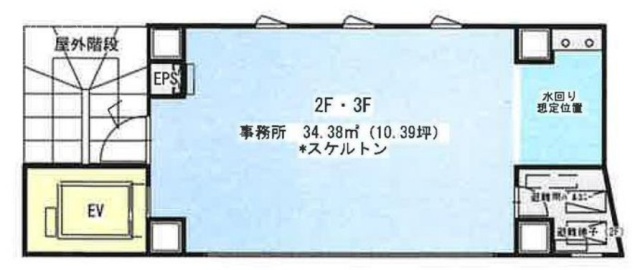 トーハン第8ビル2F 間取り図