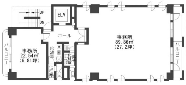 シティ日暮里2F 間取り図