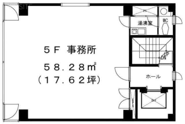 TOKI(トキ)ビル5F 間取り図