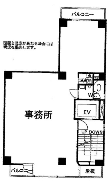 川島ビル3F 間取り図