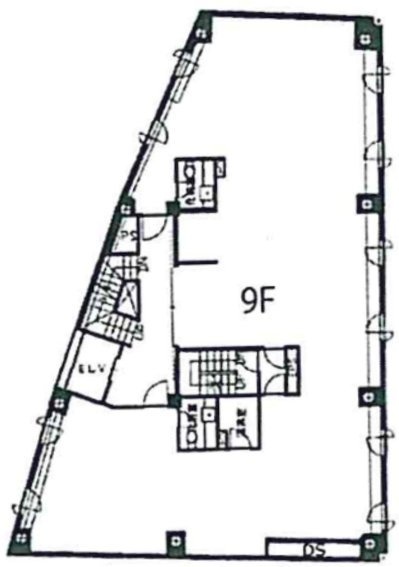 ナカニシビル9F 間取り図