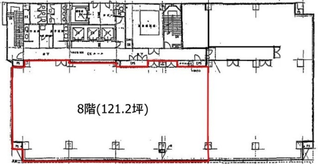 南品川JNビル8F 間取り図