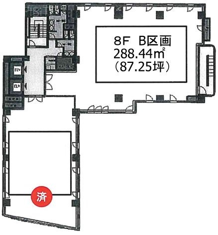 安嶋中央ビルB 間取り図