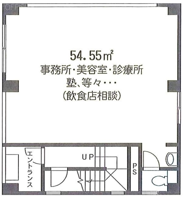 三井ビル1F 間取り図