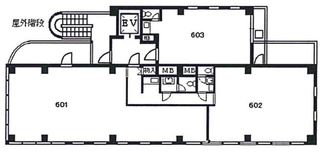 スリーワンビル603 間取り図