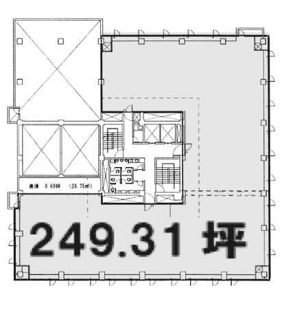 銀洋ビル8F 間取り図