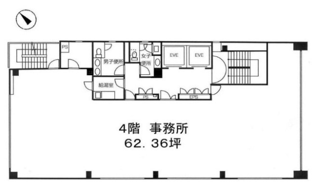 双葉ビル4F 間取り図