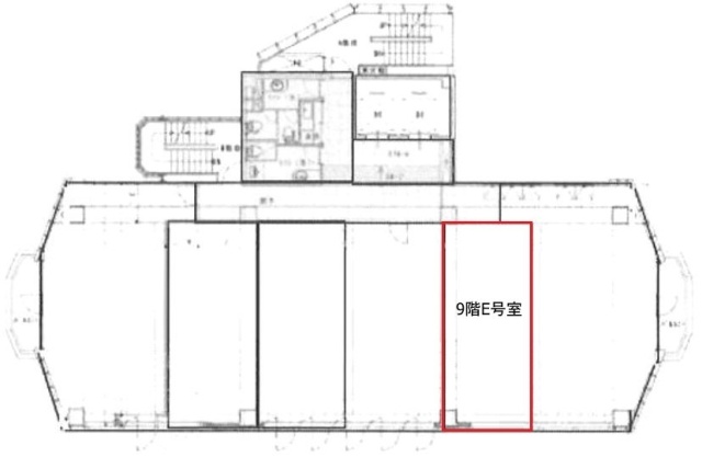 ユニ六本木ビルE 間取り図