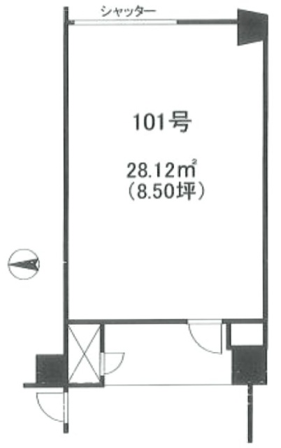 KTエンゼルハイム大森本町第3101 間取り図