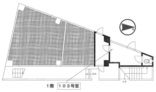 ABC亜米利加橋ビル103 間取り図