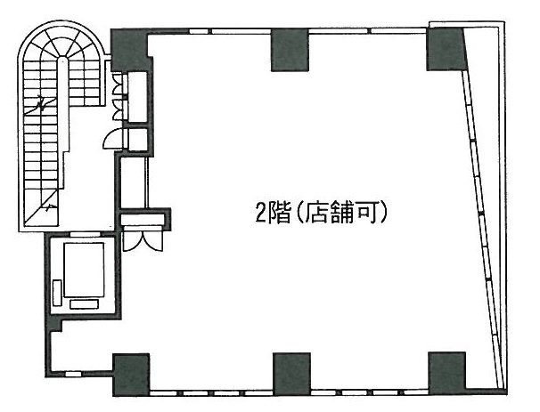 六本木ΣX(六本木シグマエックス)ビル2F 間取り図