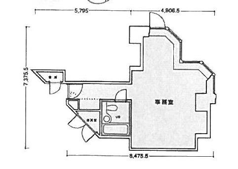 世田谷ビジネススクエアヒルズⅡ22 間取り図