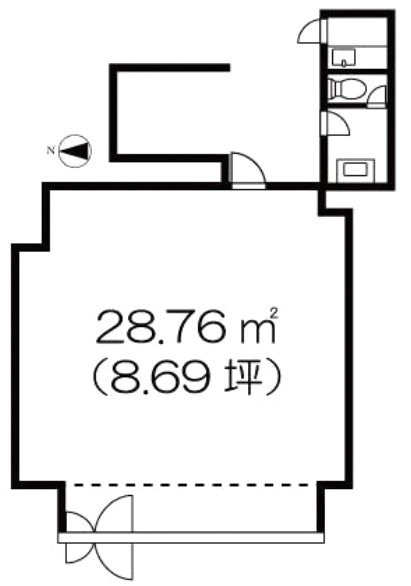 花川戸ハイツ101 間取り図