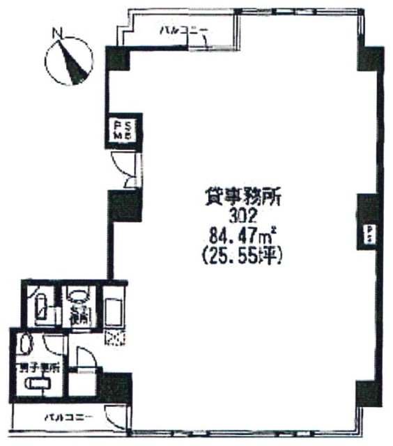 ツインビル中田202 間取り図