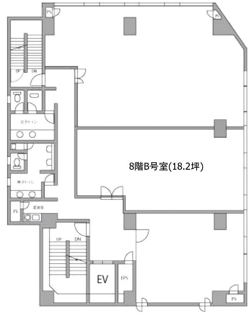 リードシー門前仲町ビルB 間取り図