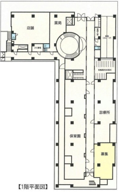 WELLTOWERビル1F 間取り図