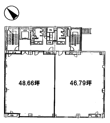 第29興和ビル別館3F 間取り図