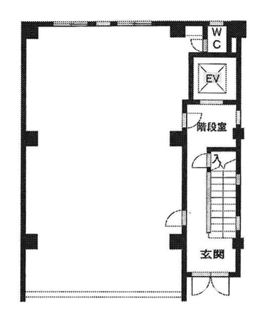 笠井ビル1F 間取り図