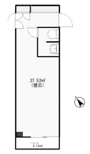 ラミアール赤坂602 間取り図