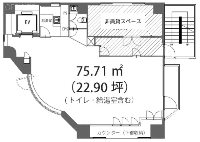 イトークリエイト小石川ビル8F 間取り図