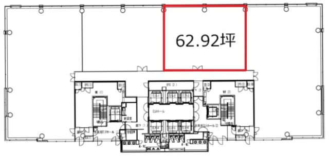 みなとみらいビジネススクエアー11F 間取り図