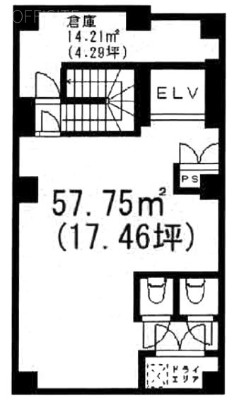 コマンドプロンプト広尾B1F 間取り図