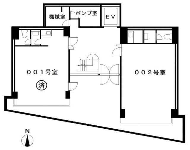 千葉ビル002 間取り図