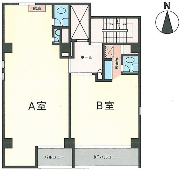 ブロケードビルB 間取り図