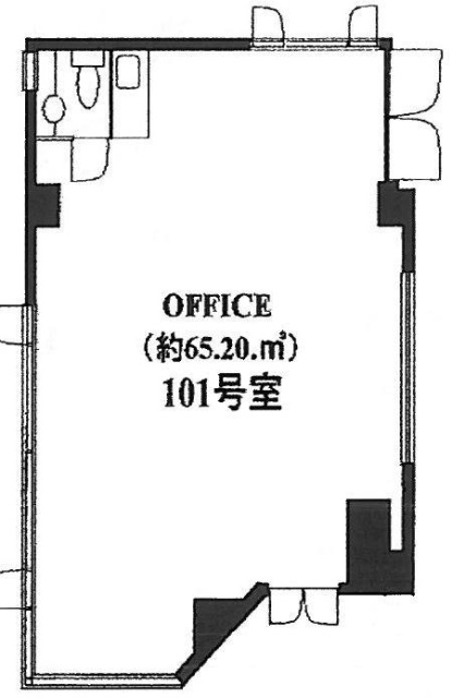 フレスカ代々木上原Ⅱビル101 間取り図