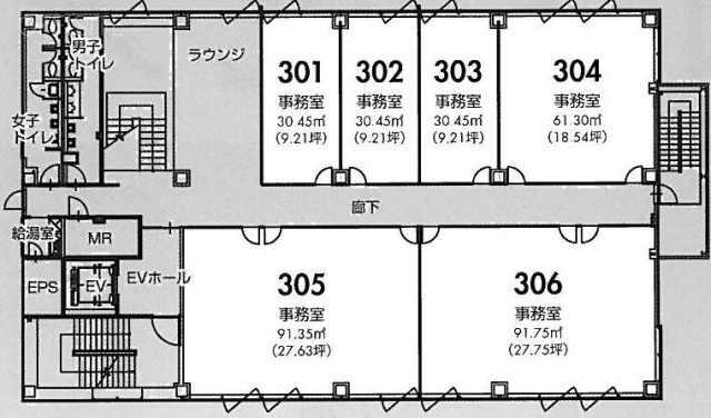 青山学院アスタジオ301 間取り図
