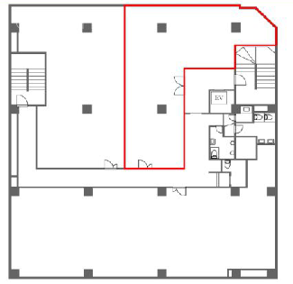 馬車道スクエアビルC 間取り図