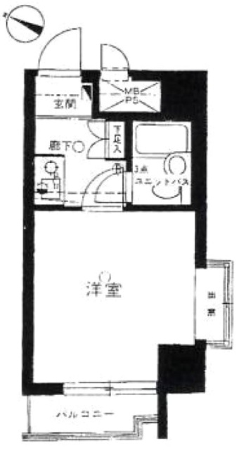 ライオンズ三軒茶屋第6ビル11F 間取り図