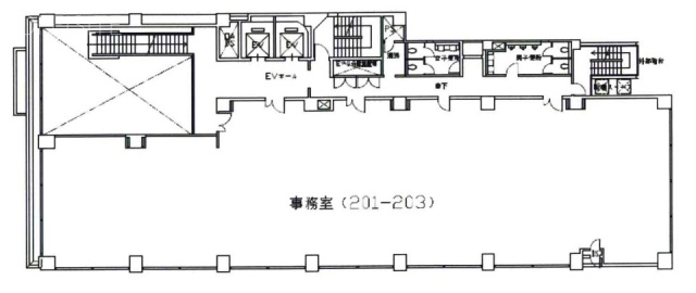 共同ビル室町4丁目201-203 間取り図